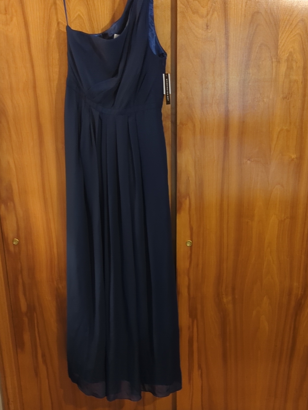 Weddington Way Navy One-Shoulder Maxi Dress